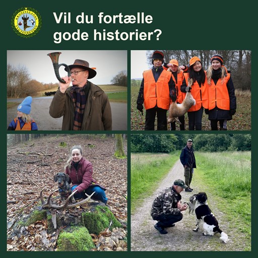 Vil du fortælle de gode historier fra vores jagtforening?